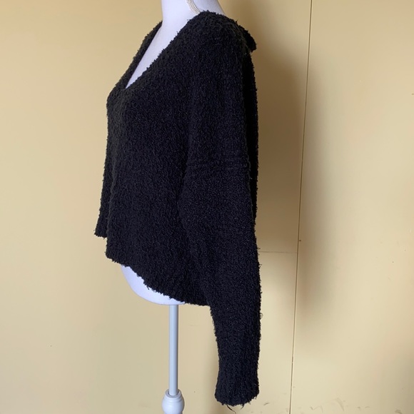Free people black sweater comfy size XS - Picture 3 of 10